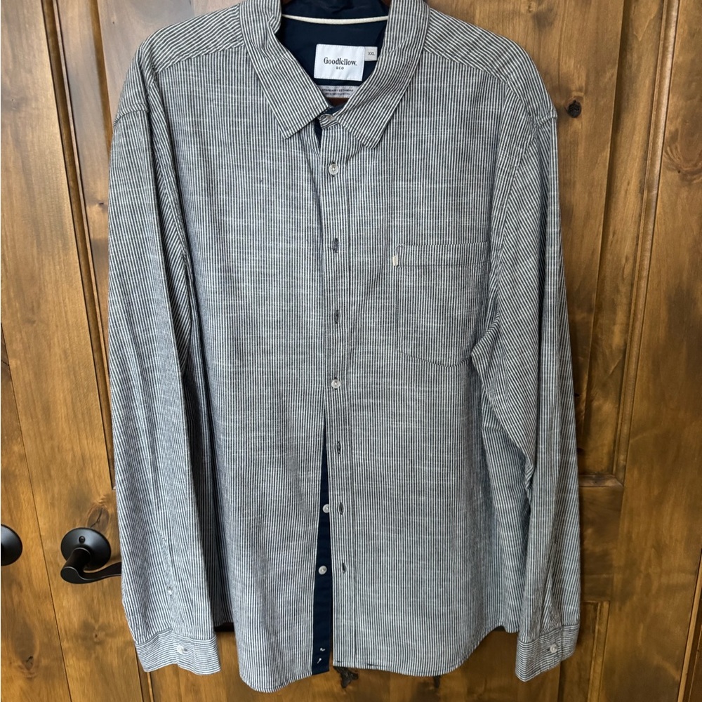 Goodfellow & Co striped button down XXL